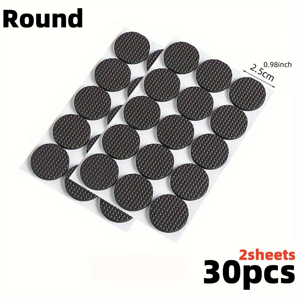 

12/180pcs Seat Furniture Silent Pads Table Chair Foot Protection Multi-functional Sticky Mat Set Anti-Slip Home Floor Protector 4mm