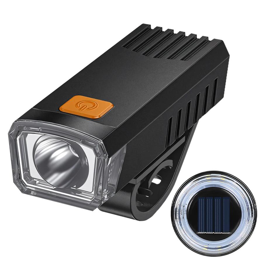 LED Bikes Lights Bike Flashlight USB Rechargeable Front Bicycle Light Lightweight Night Rider Cycling Headlight for Mountain