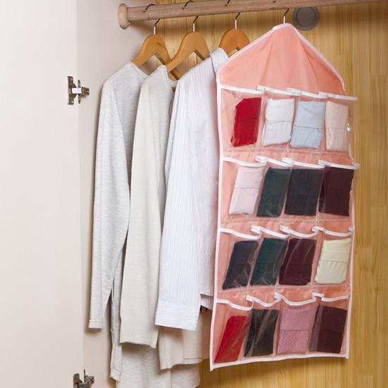 Socks Shoe Toy Underwear Sorting Storage Bag Door Wall Hanging Closet Organizer
