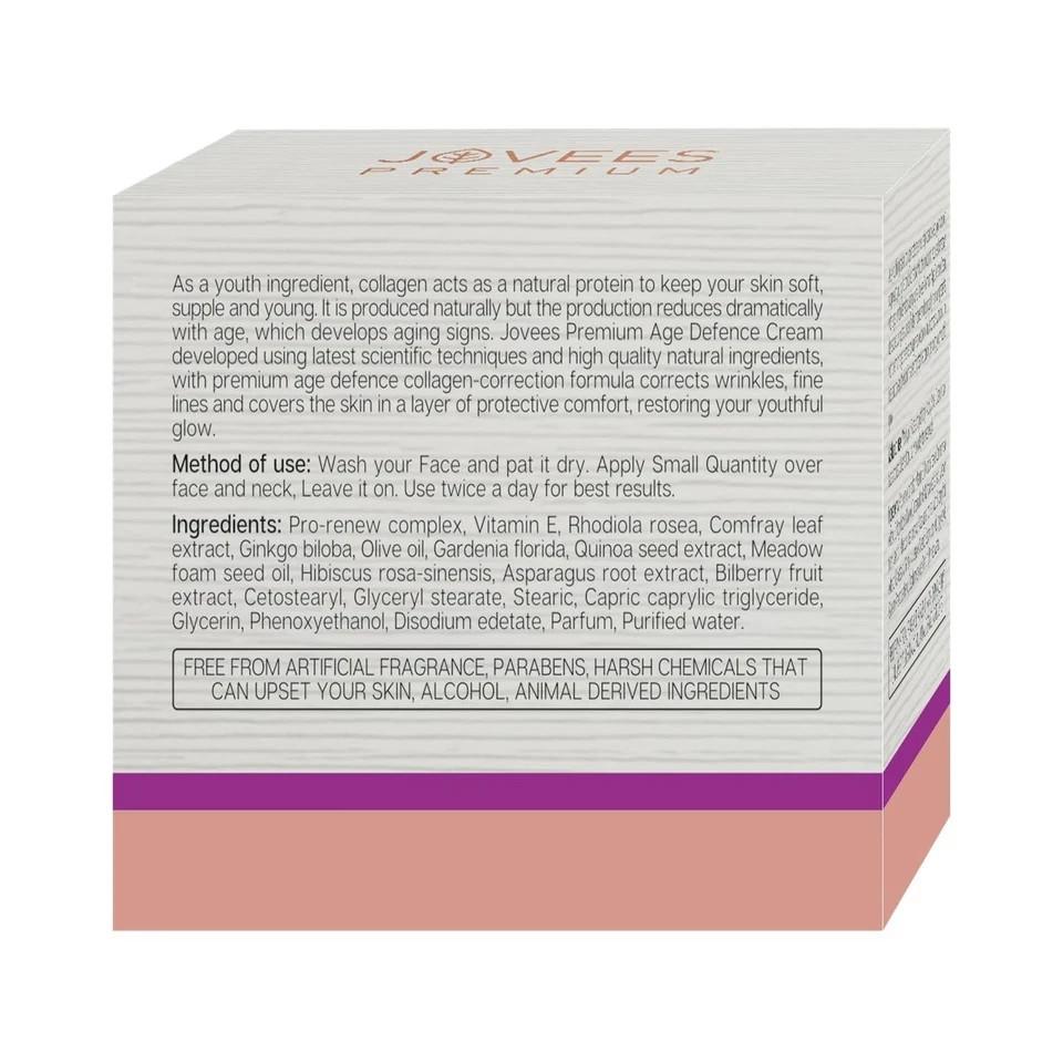 Jovees Pro Collagen Age Defence Cream 50g | Anti-Aging Moisturizer for Wrinkles