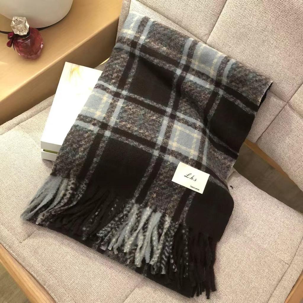Warm Scarf With Tassel And Versatile Atmosphere, Shawl, Scarf, Yarn, Warm Scarf