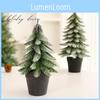 Abies Procera Rehder Christmas Tree Miniature Decor With Pe Material For Festive Holiday Display