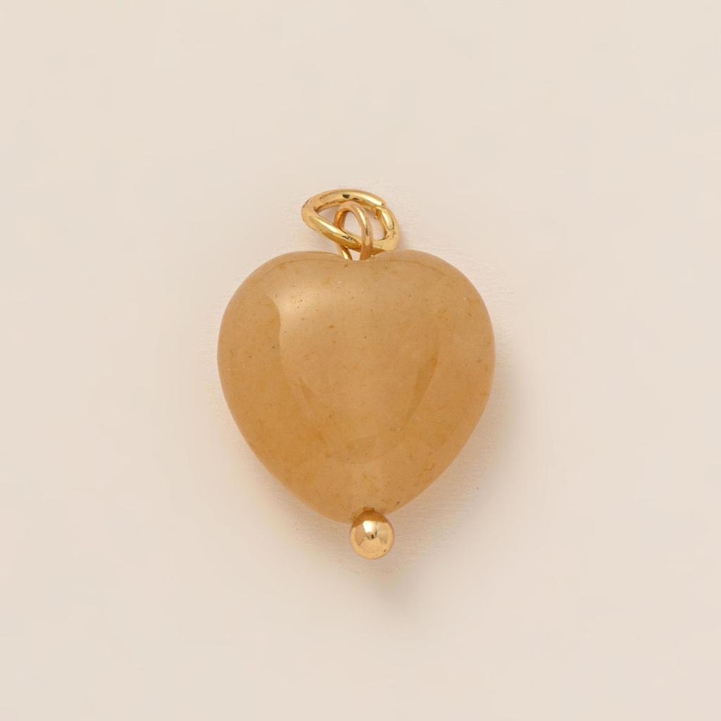 Stainless Steel Rainbow Zirconia Heart Pendant Necklace with Pink Heart and Blue Eye