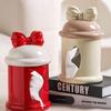 ZISIZ Vintage Ceramic Bowknot Tissue Box