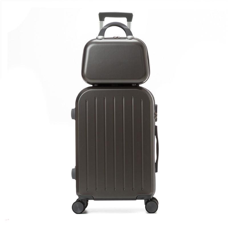 Durable College Student Trolley Suitcase with Combination Lock