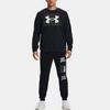 Under Armour Rival Logo Print Training Sweatshirt Men Tops Black 1370391-001