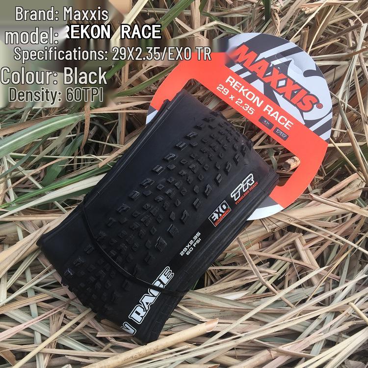 Maxxis REKON RACE Tubeless Faltbarer Mountainbike-Reifen, Gelbe Seitenwand, 27,5/29 x 2,25/2,35
