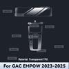 Interior TPU for GAC EMPOW  2024 2025 Protective Film Cover Anti-Scratch Gearbox Panel Navigation Screen Automotive FILM