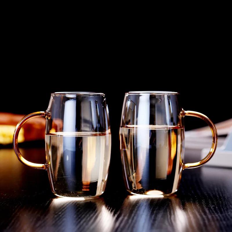 Home Colorful Cold Water Bottle Large Capacity High Borosilicate Glass Tea Set Cooler Teacups Water Cup Mugs