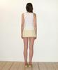 Crank Pocket Belt Micro Skirt_Yellow