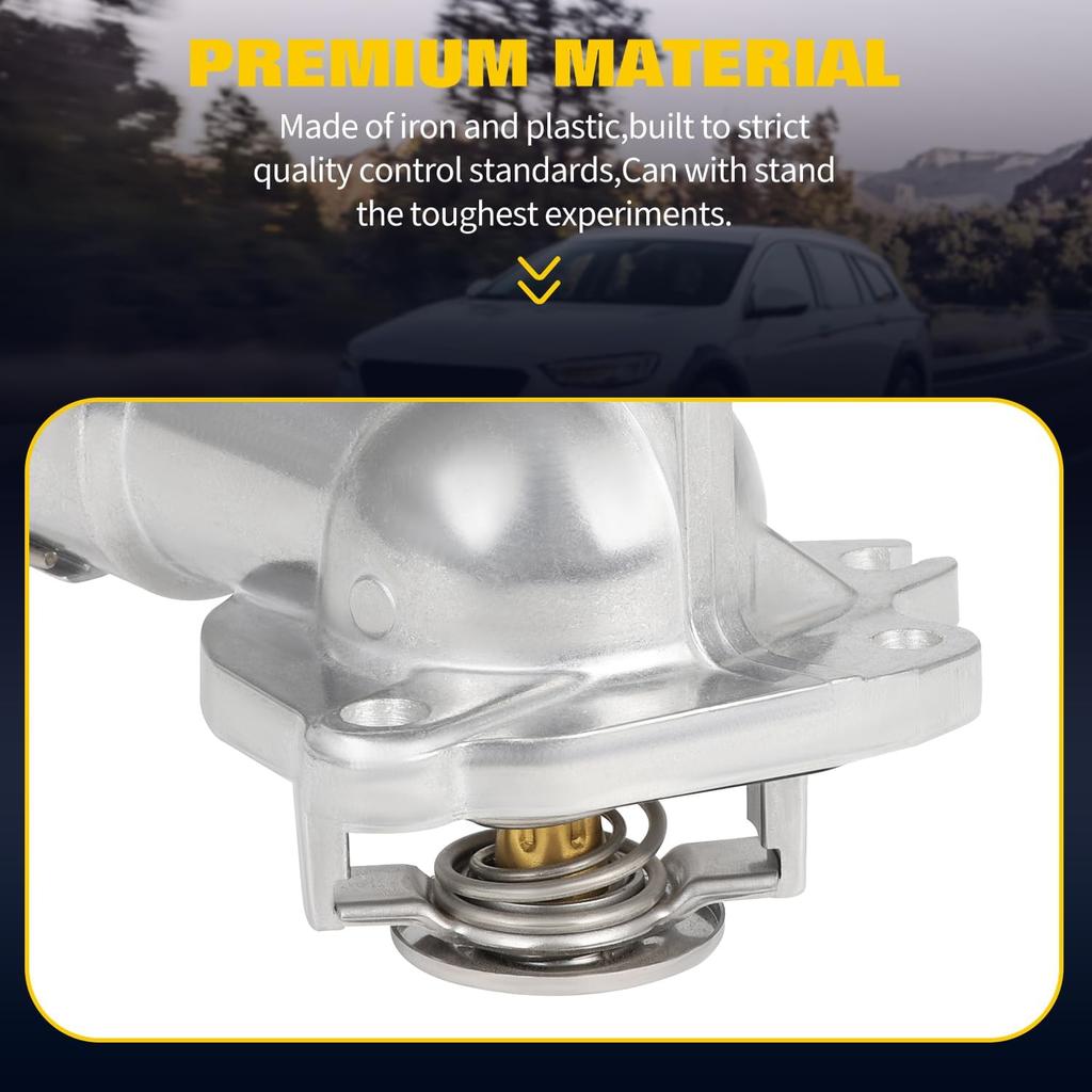 OCPTY Thermostat Housing Fit for Freightliner Sprinter 2500 2013-2019,for Mercedes-Benz E320 2007-2009 Engine Coolant Thermostat Housing Assembly