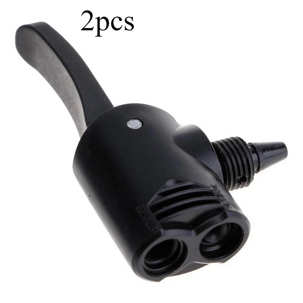 1/2pcs Double-head Adapter for Pump Nozzle of Bicycle Tire Pump with Inflator Bike Pump Bicycle Accessories