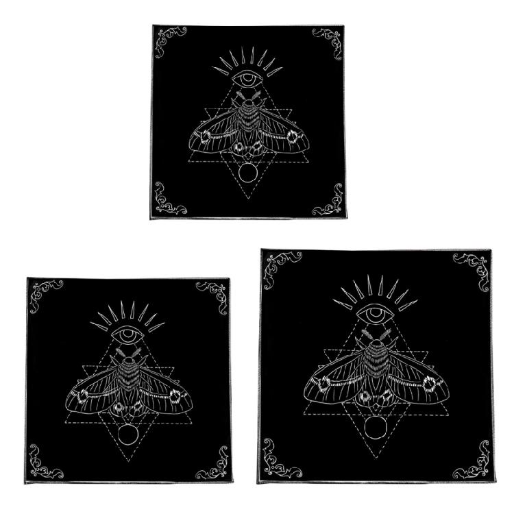 Eye Insect Pattern Tarots Card Tablecloth Altars Cloth Altars Cloth Divinations Card Table Cloth Tapestry Easy to Use