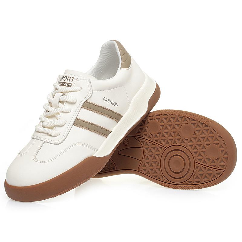 

Женские кроссовки Dexun Big Head, осенняя новая корейская версия, универсальные студенческие спортивные белые туфли Forrest Gump 40 белый/коричневый