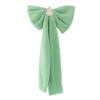 Large Green Velvet Bow Decoration Wall Hanging Ribbon Bow Room Background Decor for Birthday Wedding Bachelorette Bridal Shower Baby Shower