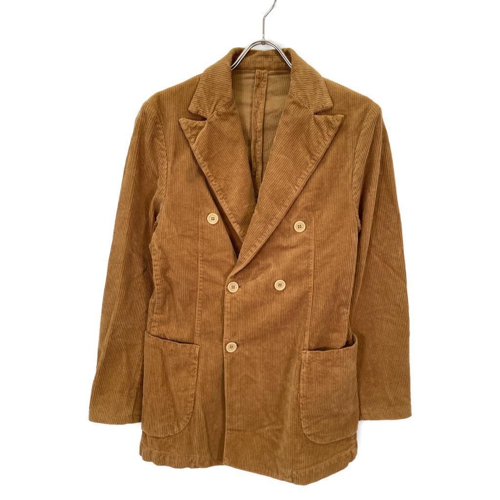 BAGUTTA Brown Corduroy Double Jacket Jacket 46 BrownUsed