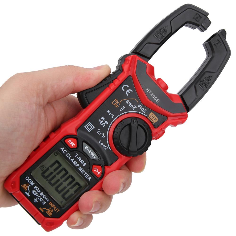 Digital Clamp Multimeter Accurate Voltage Current Tester Electrician Repair Tool ACDCHT206B
