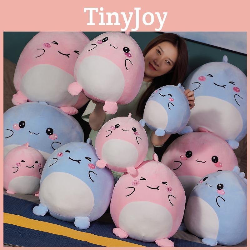 Squishmallow Dinosaur Plush Toy Super Soft Short Plush Blue/pink 20cm/7.87in