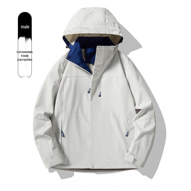 

2024 Unisex Waterproof Windproof Jacket - Lightweight Spring/Autumn Outdoor Coat, Customizable Logo, Best Seller 2XL