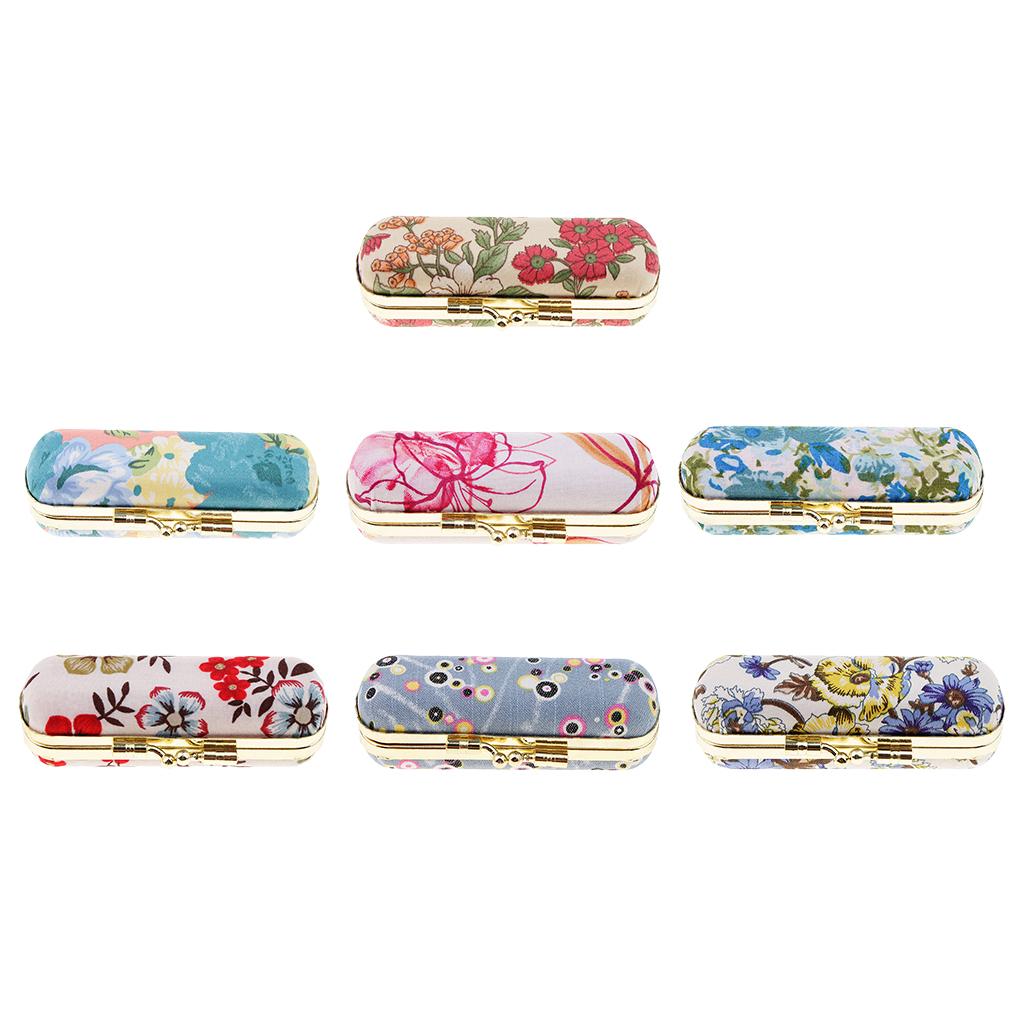 Retro Dual Lipsticks Display Box with mirror decorations Lip Gloss Halter Shell