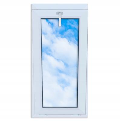 White PVC Tilt Window 565X1135 Double-glazed, Top-hung, Double-glazed
