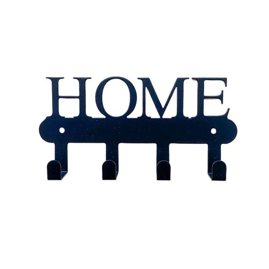 Metal Wall Mount Key Holder, Welcome Home Cat Dog Key Organizer Hook, Decorative Key Hanger Rack for Home Office Entryway