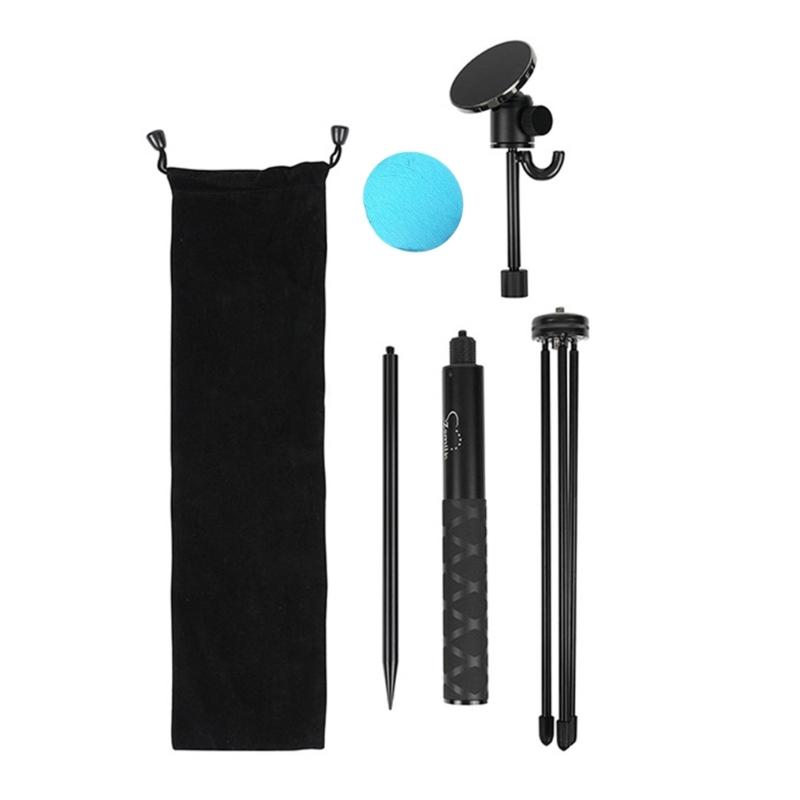 Magnetic Golf Phone Holder with Telescoping Poles Portable Golf Phone Tripod for Action Camera and Smartphones 1