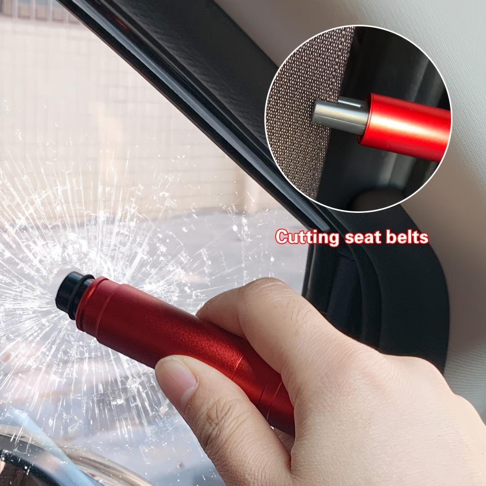 1Pc Dual-use Car Safety Escape Hammer with Underwater Window Breaker and Scissors for Quick Escape