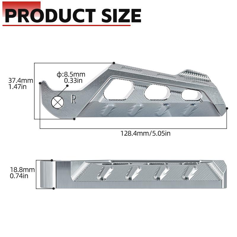 For Zontes G1 125 ZT125 G1 ZT125U ZT 125 U ZT 310X ZT310R Motorcycle Accessories Rear Pedal Passenger Footrest Pegs Foot Plate