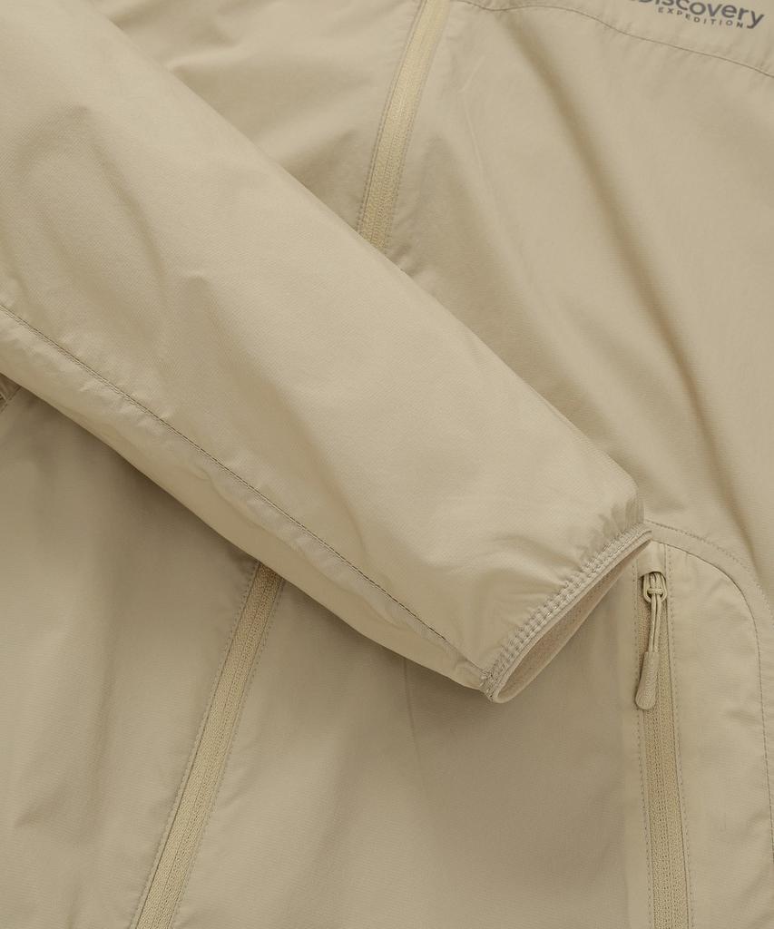 Discovery Expedition Men'S Freshvent 2.0 Packable Windbreaker (L/Beige)