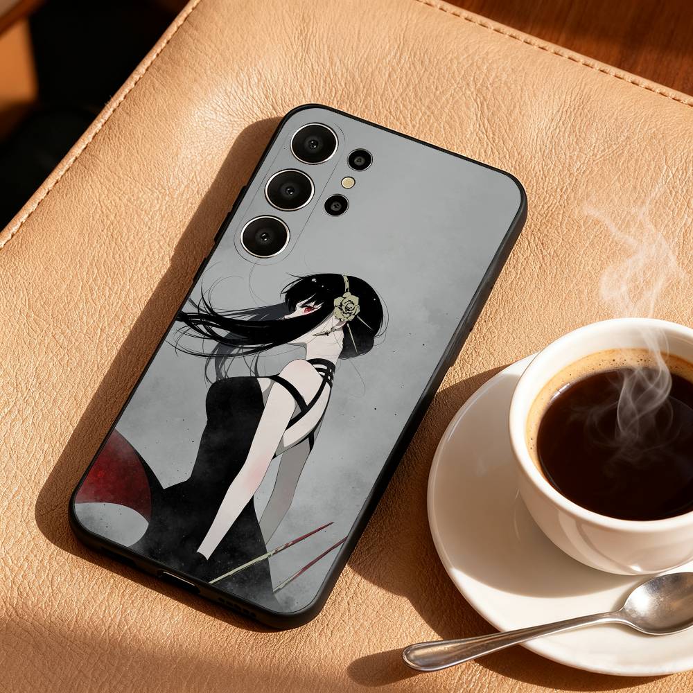 Cool Y-Yor F-Forger Anime Phone Case For Samsung S26,S25,24,23,22,30,21,10,9,Ultra,Plus,Lite,Black Soft Case