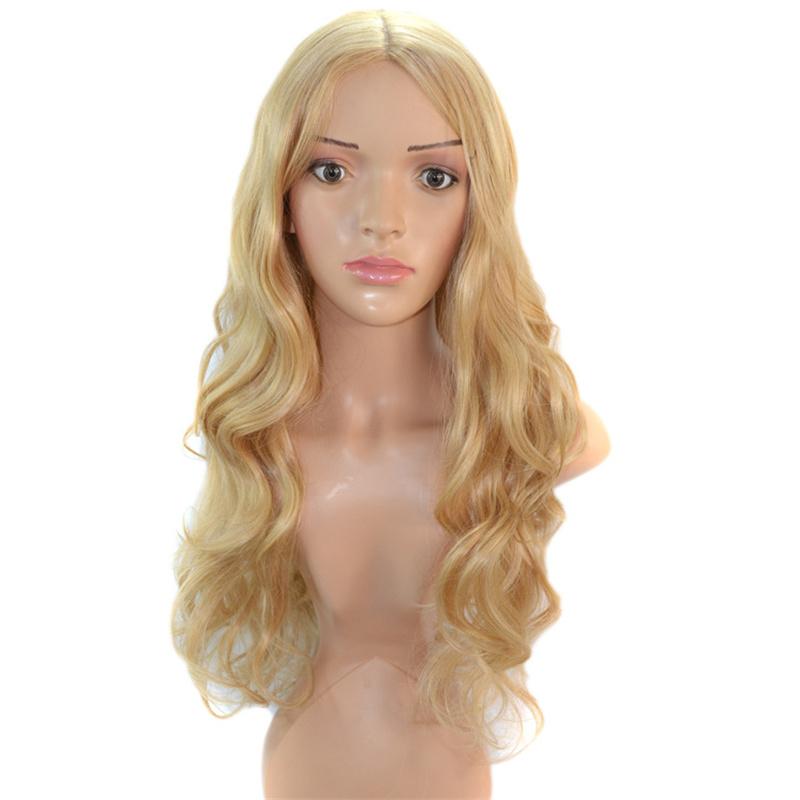 

Synthetic Long Curly Hair Wig for Woman Water Wave Ginger Wig Female Costume Cosplay Halloween Party Girls Lolita Wig