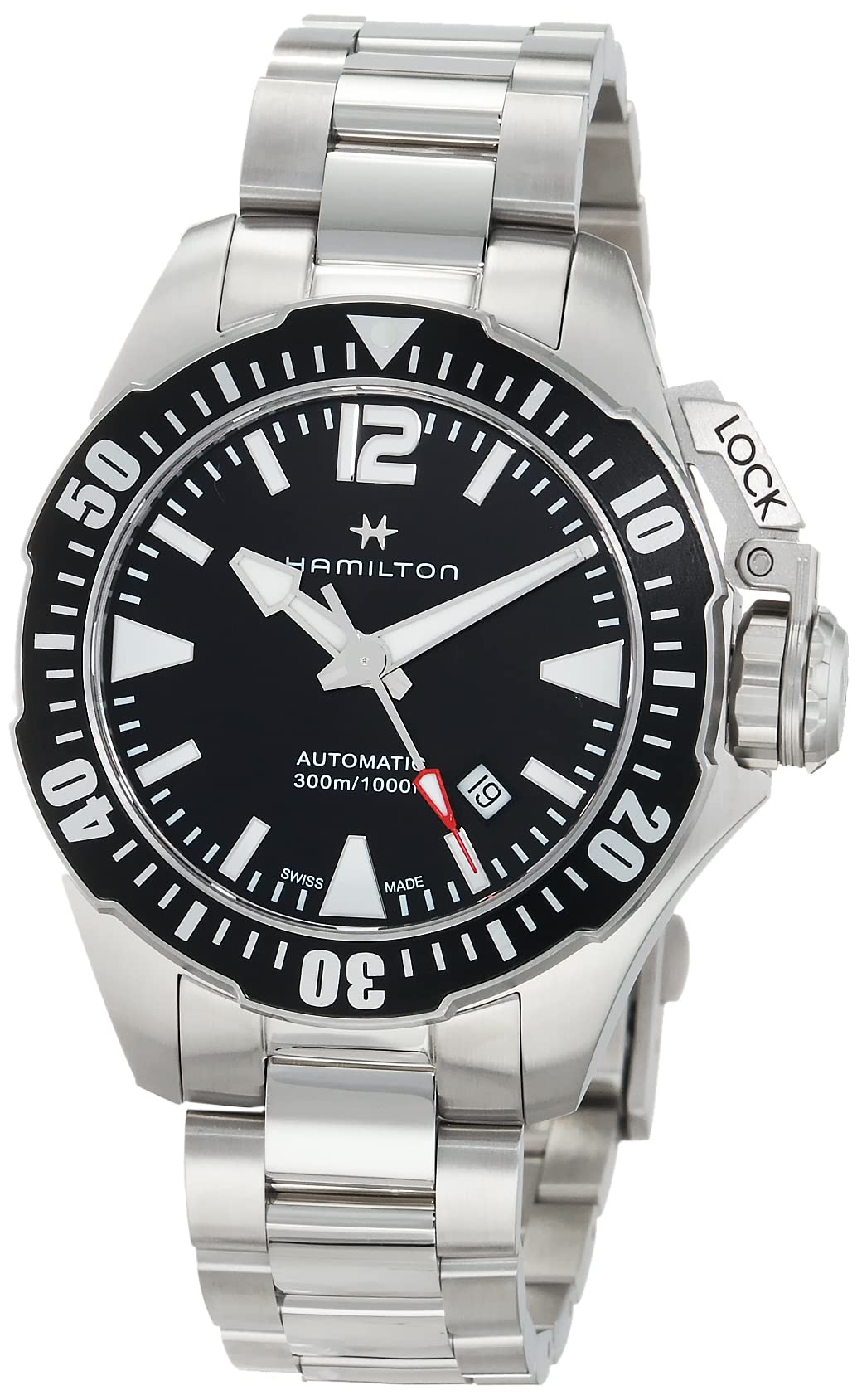 

HAMILTON Watch Genuine Warranty Khaki Navy Open Water Auto H77605135 Imported [Hamilton] Diver s Men s [Regular Product]