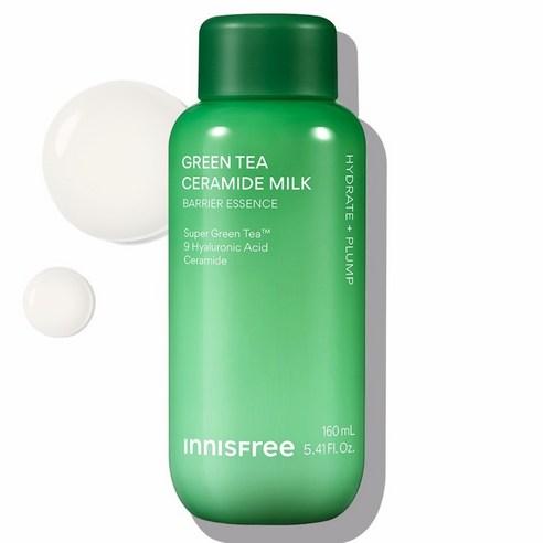innisfree Green Tea Ceramide Milk Essence 160ml (Deep Hydrating & Barrier Care) 160ml