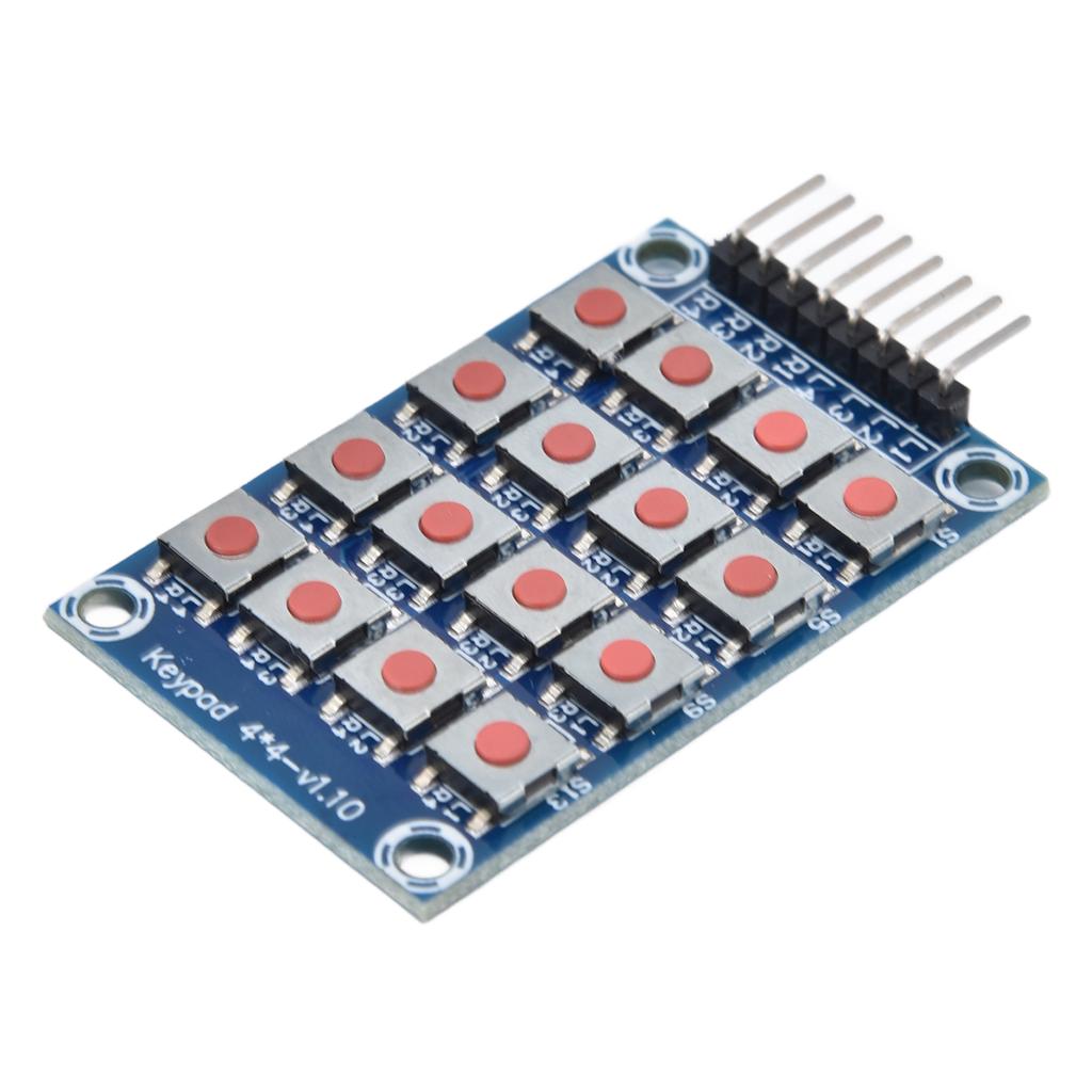 8 Pin 4x4 Array 16 Buttons Keyboard Switch MCU External Expansion Module for Electrical Control