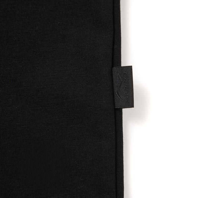 Li Ning Revive Comfort Loose Short Sleeve T-Shirt Unisex Tops Black AHSW983-1
