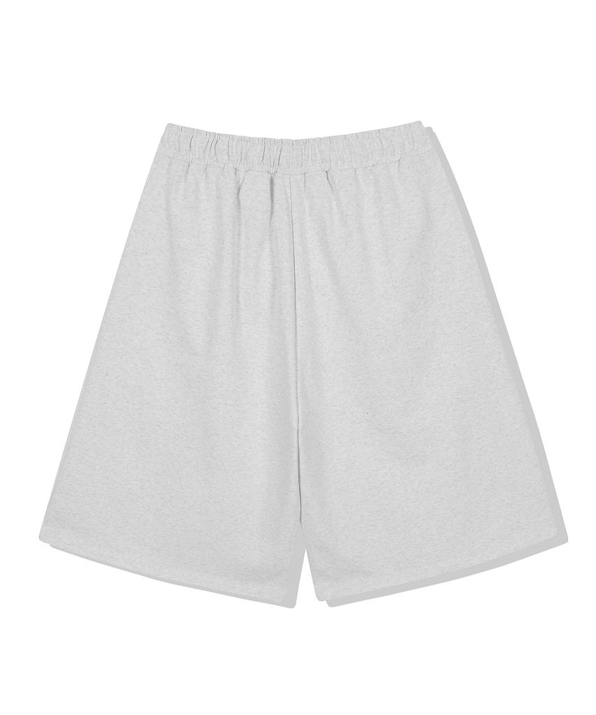 Pantaloncini Bermuda Larghi DRIX Maxi_Grigio Melange Bianco