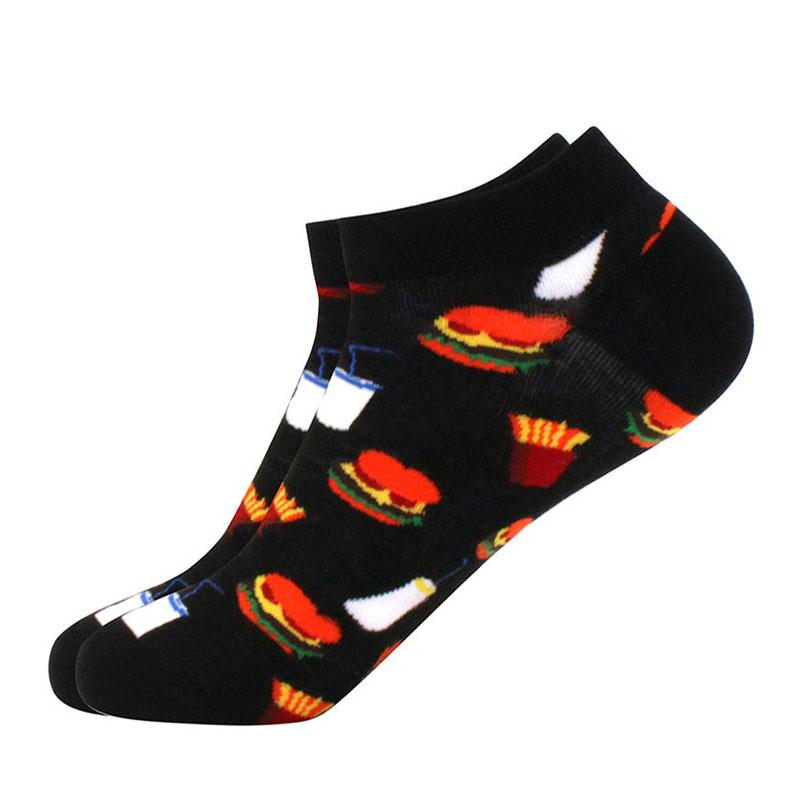 Men's Socks Invisible Short Summer Socks Quality Business Casual spring Color Combed cotton diamond astronaut Boat Socks