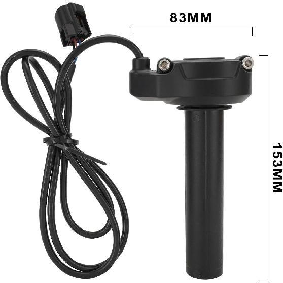 Throttle Handle with Rolling Bearing for Tutti Soleil 01,Nylon Motorcycle Twist Throttle Accelerator Grips with Cable Kit for Electric Dirt Bike