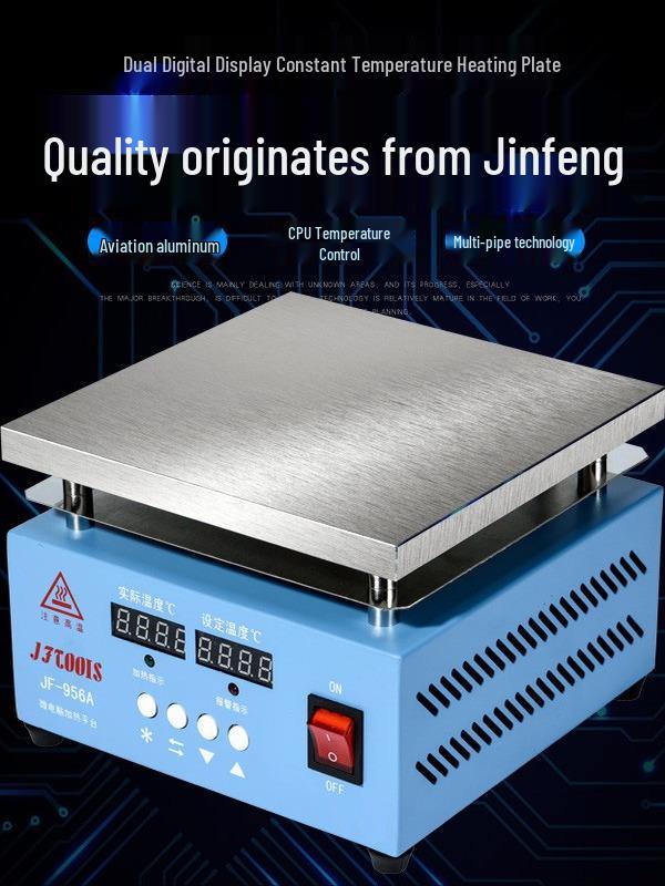 Digital Display Temperature-Controlled Heating Plate & LED Desoldering Station for Mobile Screen Heat Sealing