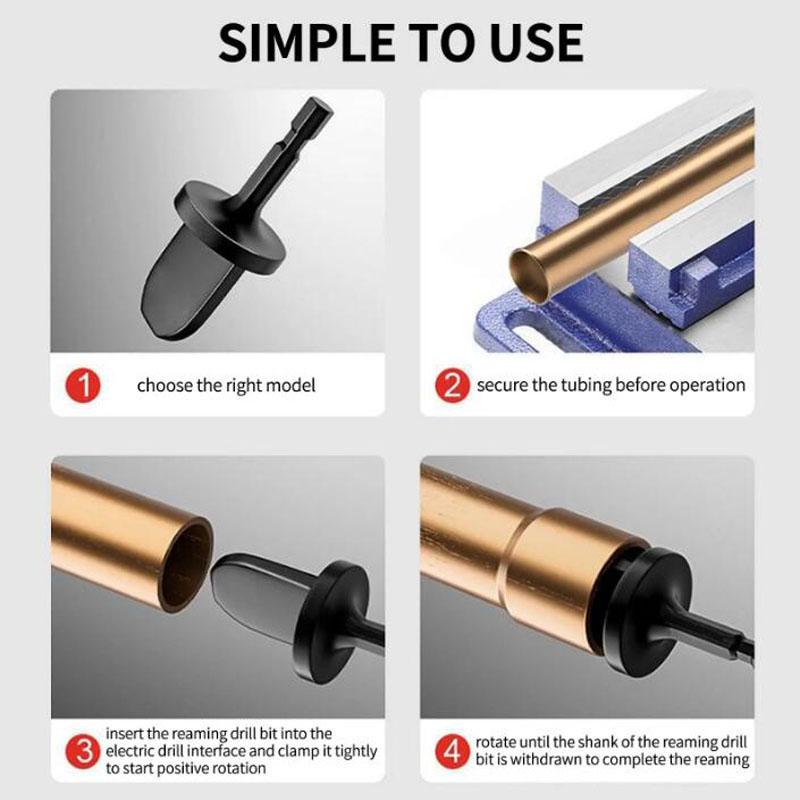 Copper Tube Expander Set Pipe Hole Flare Extender Swage Air Conditioner Refrigerator Takeover Drill Bit Repair Imperia
