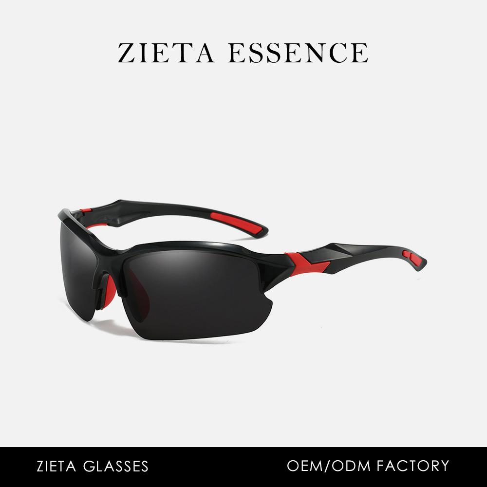 Polarized Half-Frame Lightweight Sunglasses Outdoor Cycling Fishing Goggles Colorful Sunscreen Sunglasses