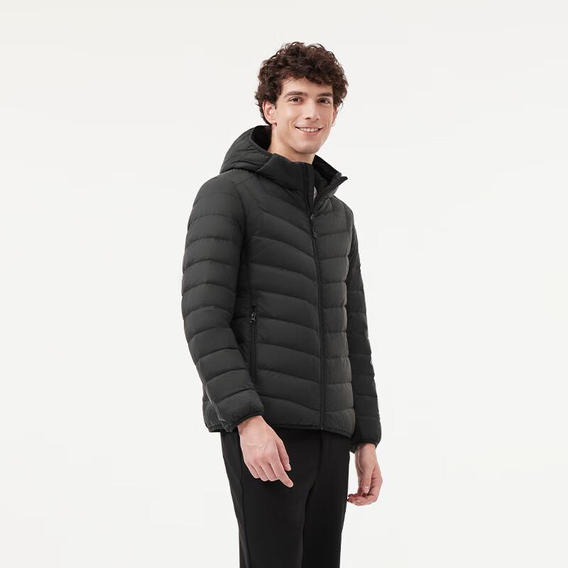 Tamboer Men's Lightweight Hooded Down Jacket