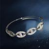 2026 Gold-plated Zircon Fashion Bracelet Big Pig Nose Bracelet Personalized Design Temperament Jewelry