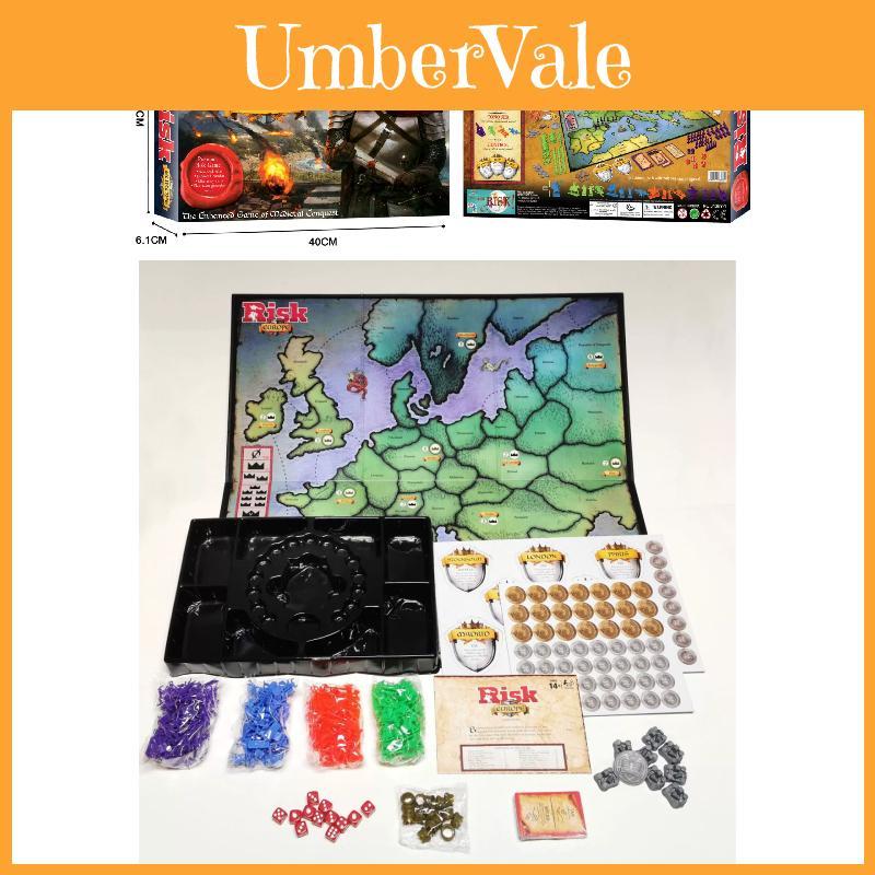 Risk Europe Card Game For Family And Friends With Interactive Fun And Brain Development