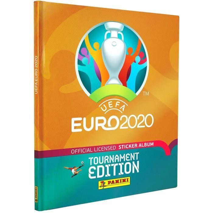 UEFA EURO 2020 Stickers 2021 Tournament Edition - Pack De 10 Pochettes + Album Offert - Panini - Football
