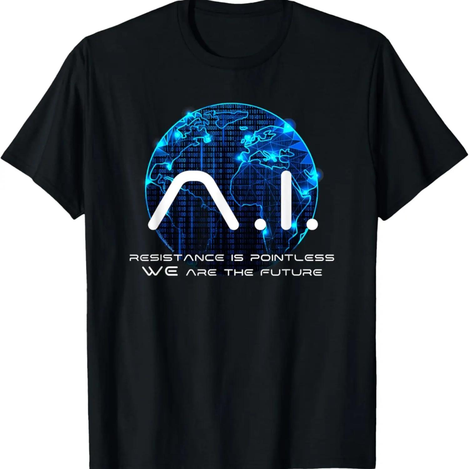

Funny AI Singularity Conspiracy Theory Machine Learning AI T-Shirt XXXXXL чёрный