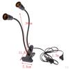 EU Plug E27 2-head Clip On Reading Light Base Desk Lamp Socket