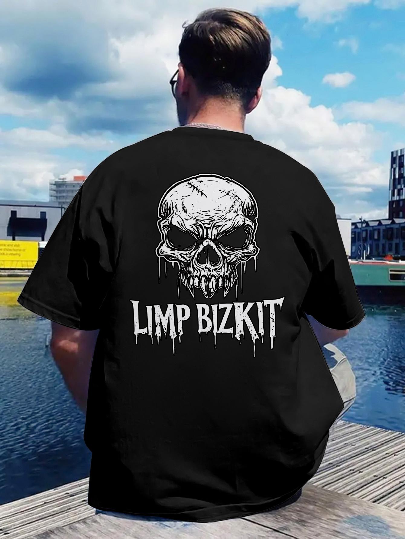 Vintage Rock Band Graphic T-shirt -  Limp Bizkit  Skull Design XXL