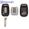 Jingyuqin 2/3 Tasten Autoschlüsselgehäuse für Chevrolet Captiva Autoschlüssel 3 Tasten Rohschlüssel Gehäuseabdeckung